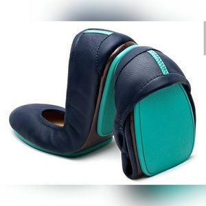 Tieks - California Navy, Size 8